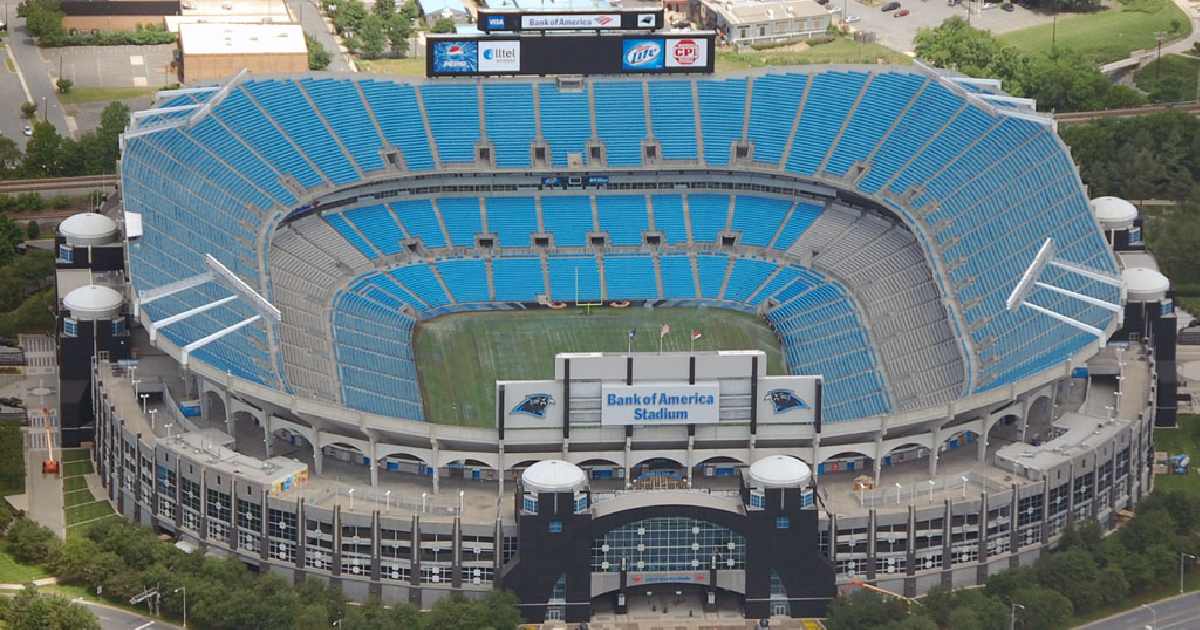 Bank of America Stadium - largest nfl stadiums in the united states