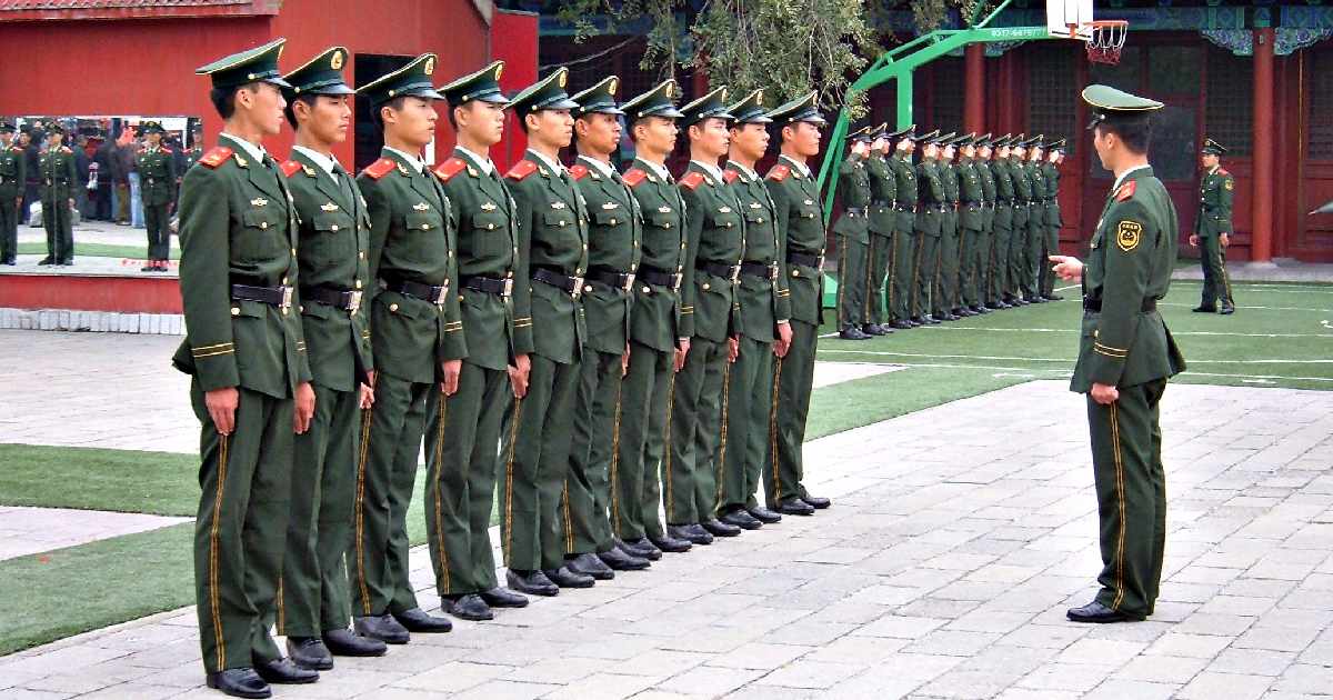 China - largest armed forces in the world