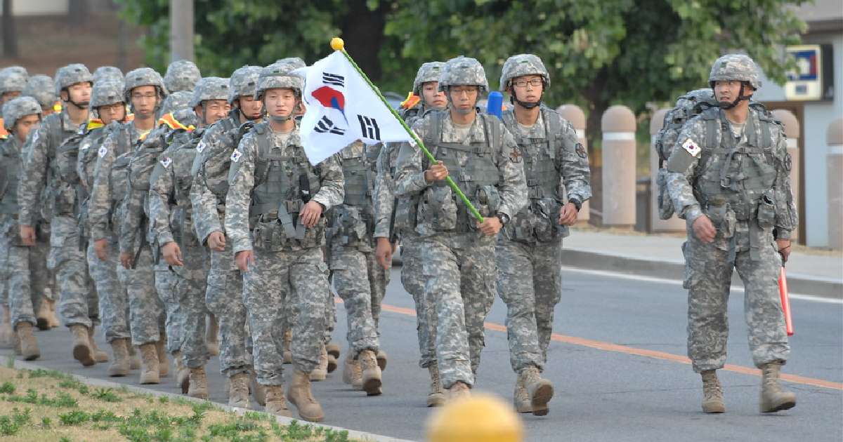 South Korea - largest armed forces in the world