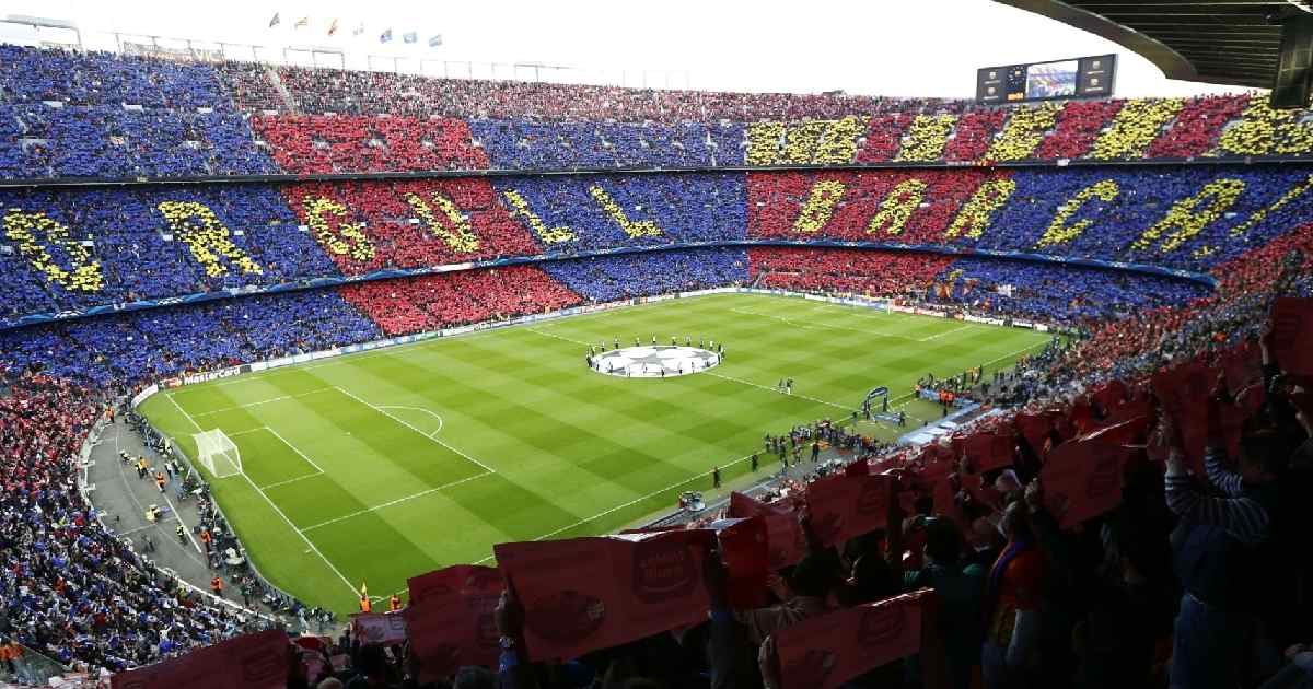 Camp Nou - largest football stadiums in europe