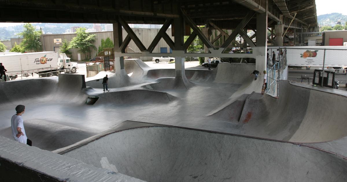 Burnside Skatepark - largest skateparks in the us